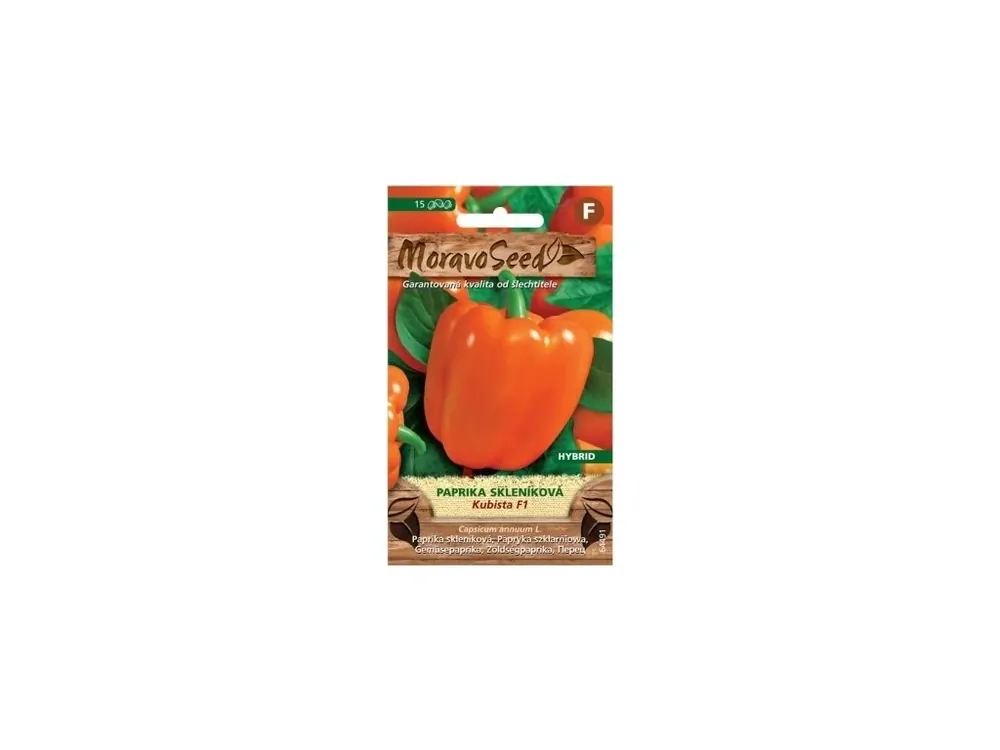 Must-Have Paprika zeleninová sladká Kubista F1 - MORAVOSEED