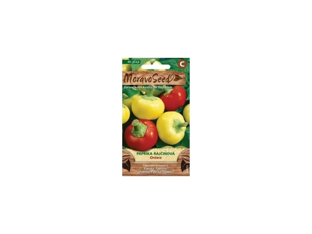 Ověřený Paprika zeleninová sladká Ontara - MORAVOSEED
