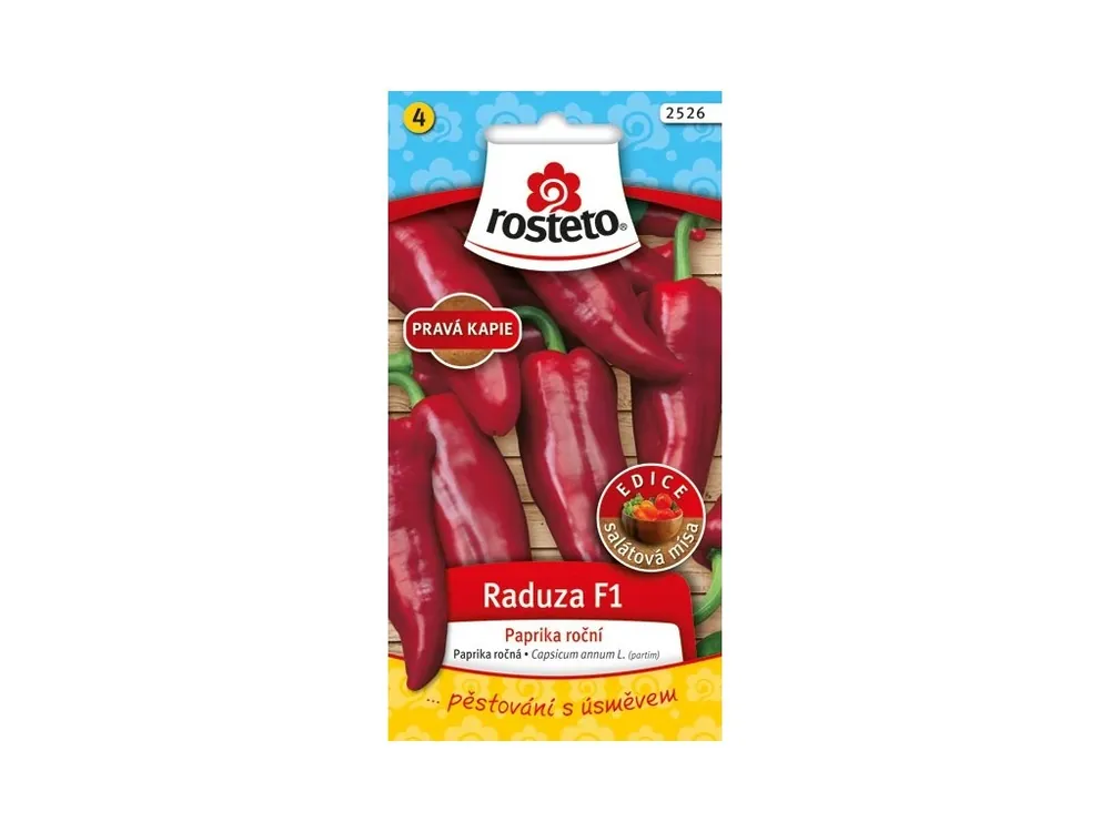 Paprika zeleninová sladká Raduza F1 10s - ROSTETO Autentický