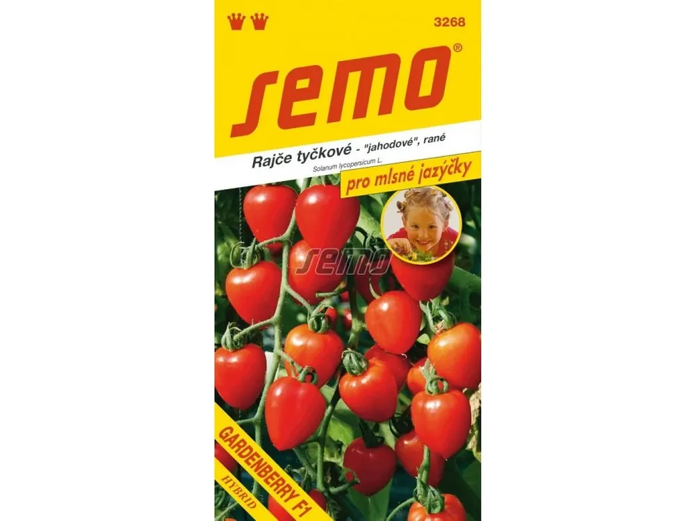 Vrácení Zdarma Rajče tyčkové jahodové - Gardenberry F1 10s - série JAZÝČKY