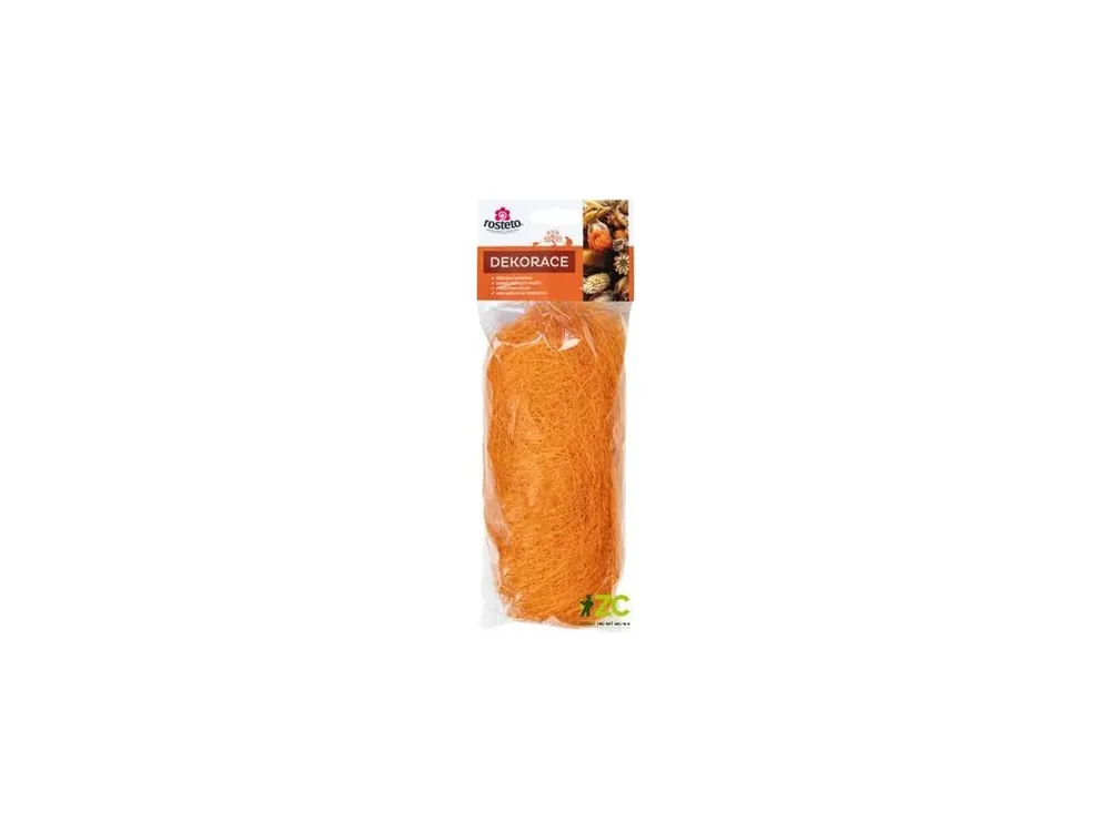 Autentický Sisálové vlákno 30g - zlatooranžové