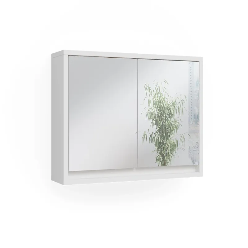 Koupelnová zrcadlová skříňka Mila Bílá 55 x 45 cm Vicco Nová Kolekce