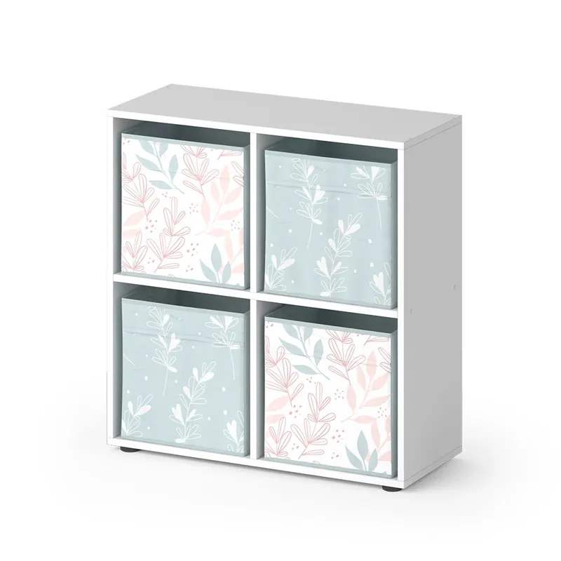 Dělicí stěna Tetra Bílá 72.6 x 72 cm se 4 skládacími boxy opt.1 Vicco Objednat Nyní