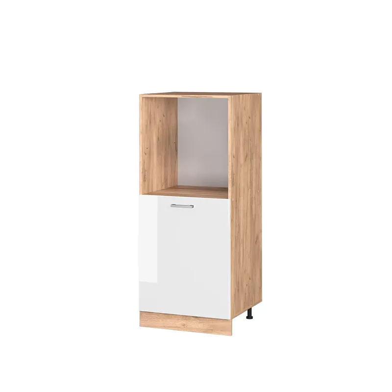 Cenově Výhodný Skříňka na vestavěnou troubu R-Line Bílá vysoký lesk 60 cm Vicco