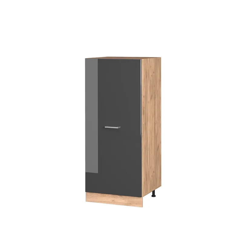 Vysoká skříň R-Line Antracitový vysoký lesk 60 cm Vicco Must-Have