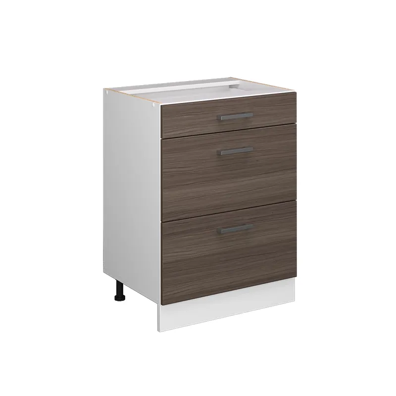 Objednat Nyní Spodní skříňka kuchyňské linky R-Line Ušlechtilá šedá 60 cm se zásuvkami, bez pracovní desky Vicco