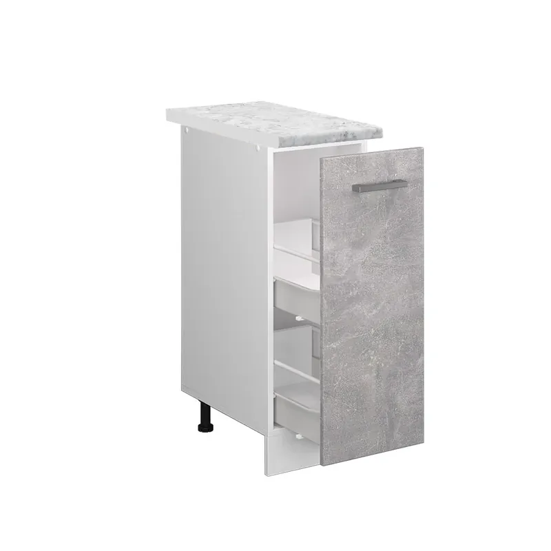 Akce Lékárničková skříňka R-Line Beton 30 cm s pracovní deskou Vicco