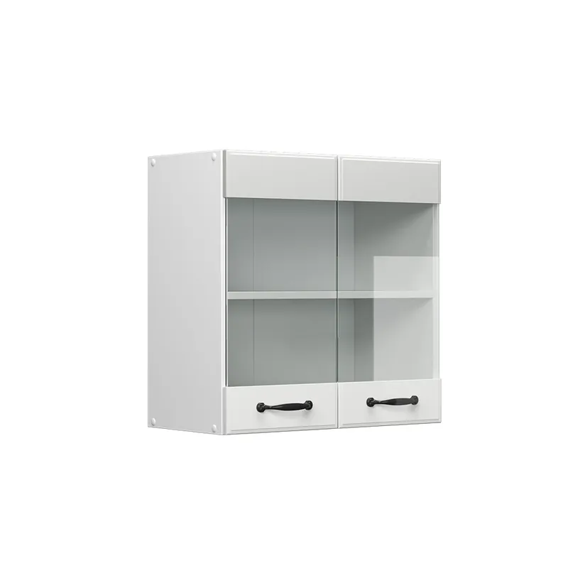 Pouze Dnes Skleněná kuchyňská skříňka R-Line Bílý venkovský dům 60 cm Vicco