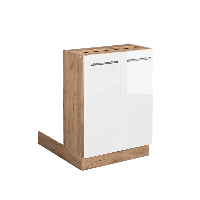 Kuchyňský ostrov Fame-Line Bílá vysoký lesk 60 cm bez pracovní desky Vicco Dokud Zásoby Vydrží