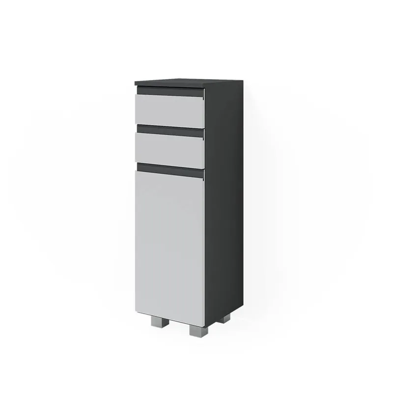 Nejlepší Volba Střední skříňka J-Shape Bílá 30 x 95 cm Vicco