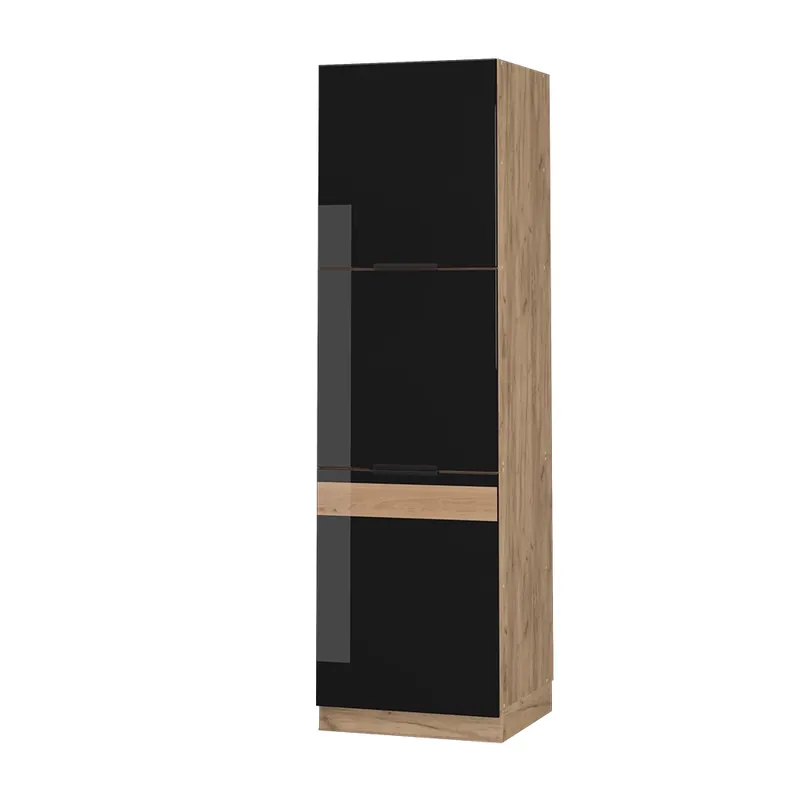 Značkový Skříňka na vestavěnou troubu Fame-Line Černý dub vysoký lesk 60 cm Vicco