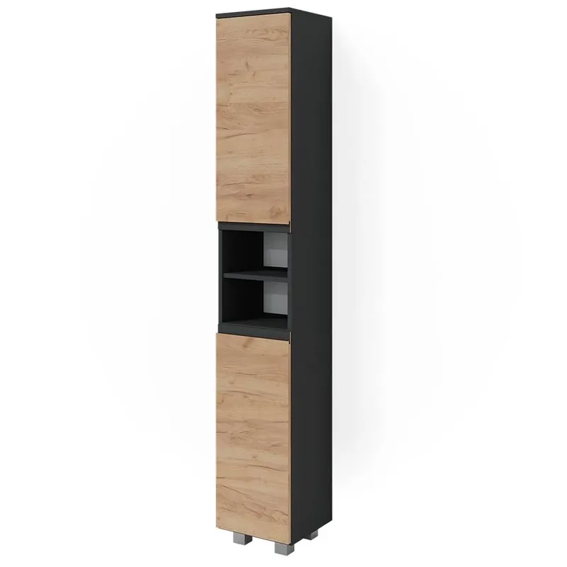 Koupelnová skříňka J-Shape Šedá 30 x 190 cm Vicco Aktuální
