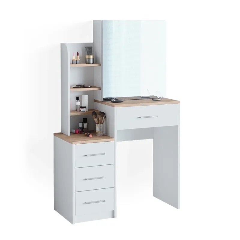 Toaletní stolek Conrada Bílá/Sonoma 80 cm Vicco Levný