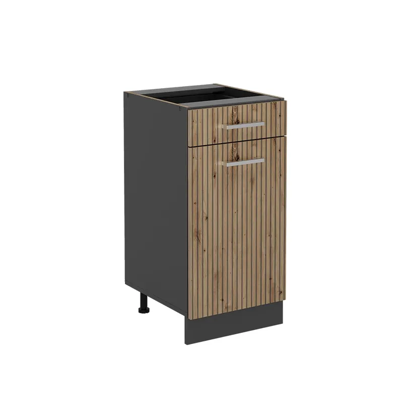 Cenový Hit Spodní skříňka kuchyňské linky R-Line Řemeslný dub 40 cm bez pracovní desky Vicco