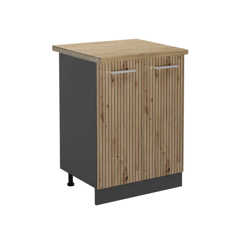Poslední Šance Spodní skříňka kuchyňské linky R-Line Řemeslný dub 60 cm , PD Dub Vicco