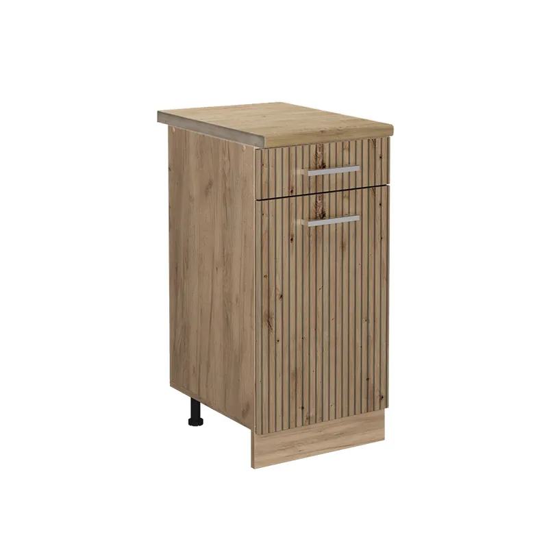 Spodní skříňka kuchyňské linky R-Line Řemeslný dub 40 cm , PD Dub Vicco Expresní Doručení