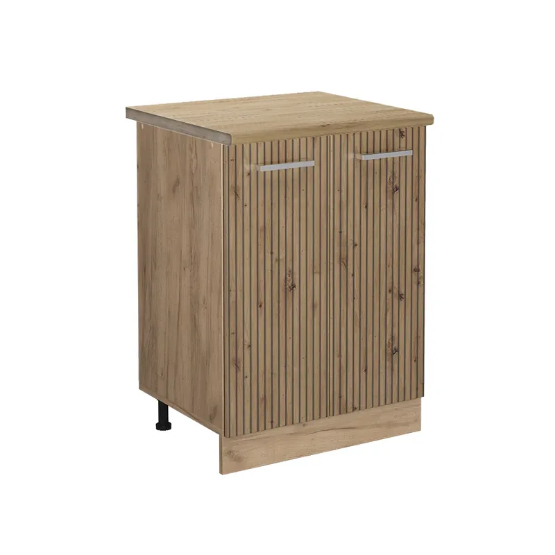 Spodní skříňka kuchyňské linky R-Line Řemeslný dub 60 cm , PD Dub Vicco Vrácení Zdarma