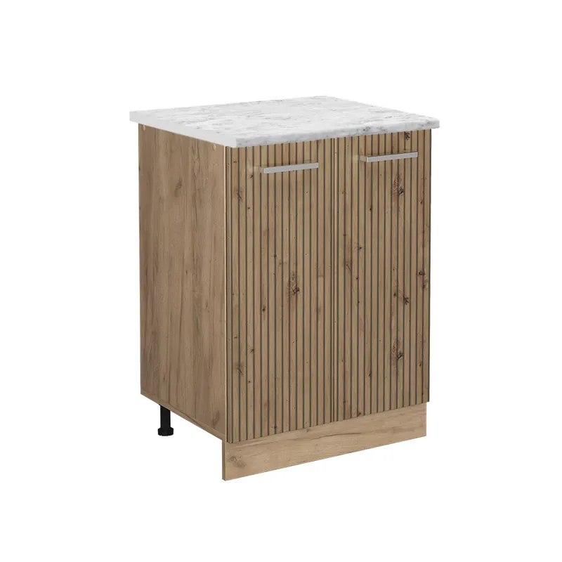 Spodní skříňka kuchyňské linky R-Line Řemeslný dub 60 cm PD Mramor Vicco Expresní Doručení