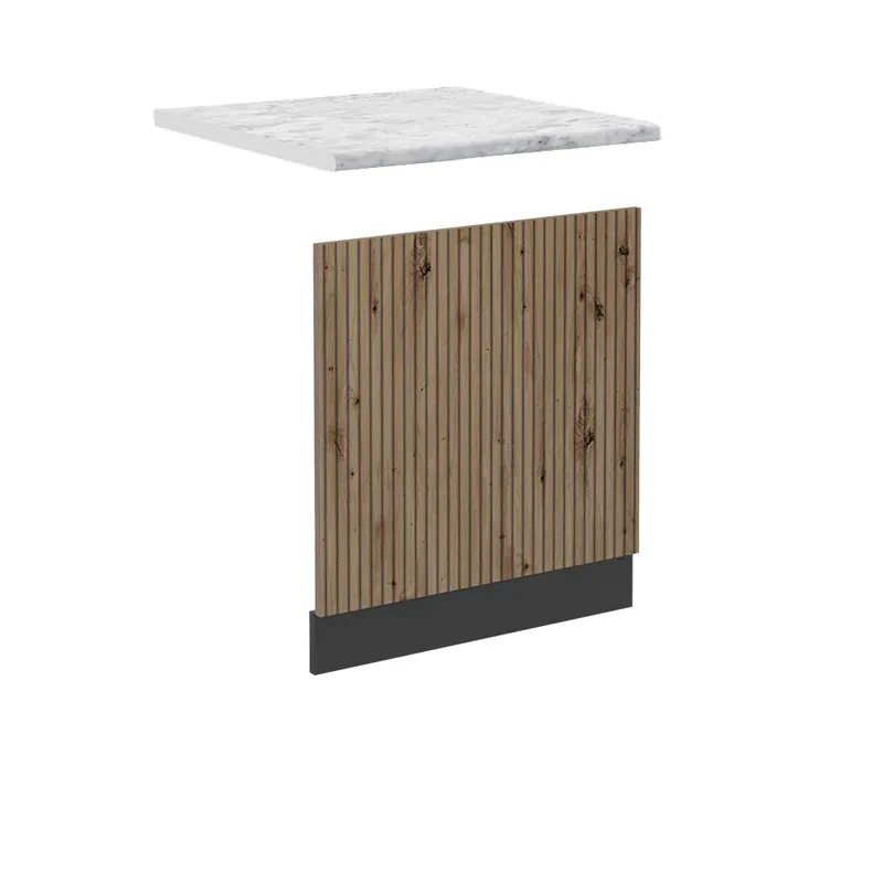 Vysoce Kvalitní Přední panel R-Line Řemeslný dub 60 cm , PD Mramor Vicco