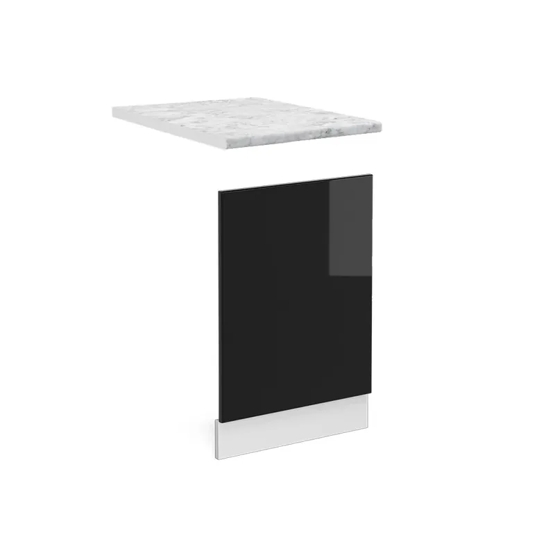 Aktuální Přední panel R-Line Černý vysoký lesk 45 cm , PD Mramor Vicco