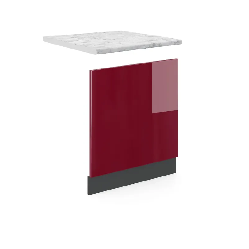 Přední panel R-Line Červená 60 cm , PD Mramor Vicco Tovární Cena