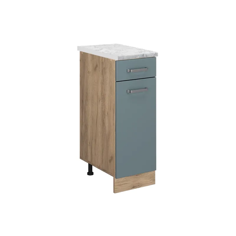 Spodní skříňka kuchyňské linky R-Line Modrošedá 30 cm PD Mramor Vicco Ověřený