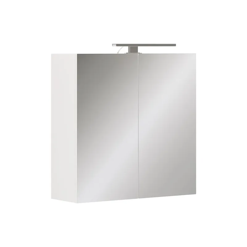 Koupelnová skříňka se zrcadlem Lavio Bílá 60 x 60 cm s osvětlením LED Vicco Akce