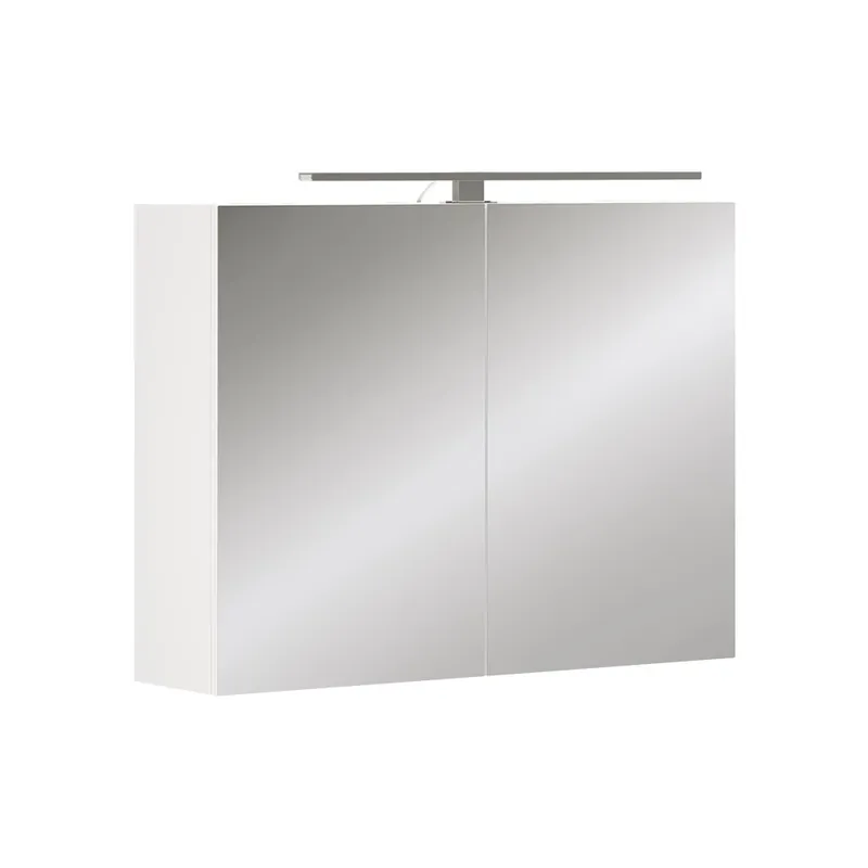 Koupelnová skříňka se zrcadlem Lavio Bílá 80 x 60 cm s osvětlením LED Vicco Tovární Cena
