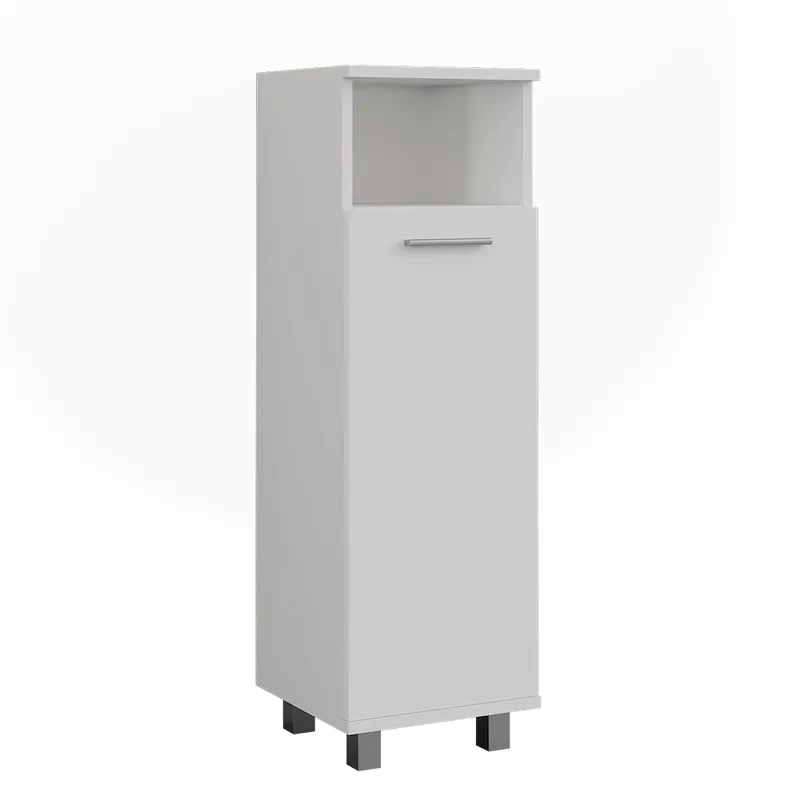 Midi skříňka Ilias Bílá 30.2 x 95 cm s dveřmi Vicco Vrácení Zdarma