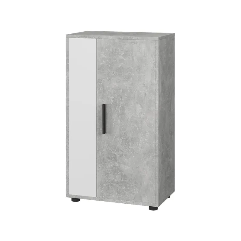 Komoda Berno Beton/bílá 50.1 x 87.3 cm se 2 přihrádkami Vicco Nízká Cena