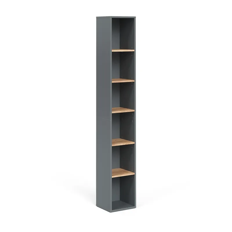 Vysoká skříňka Viktor Antracit/zlatý dub 30 x 188.6 cm Vicco Nízká Cena