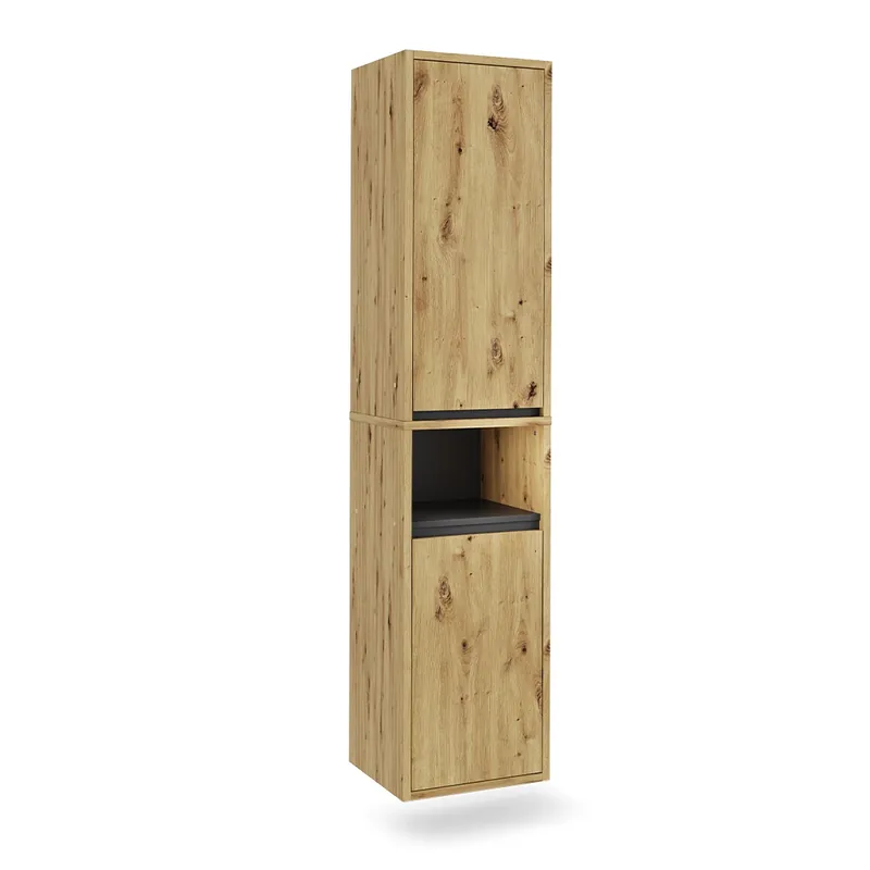 Vysoká skříňka Viola Artisan/šedá 38 x 170 cm se 2 dveřmi Vicco Akční Cena