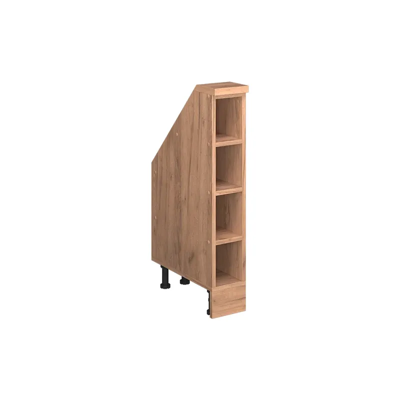 Skříň pod šikmou střechu Rion Zlatý mocný dub 15 x 81.6 cm se 4 přihrádkami Vicco Značkový