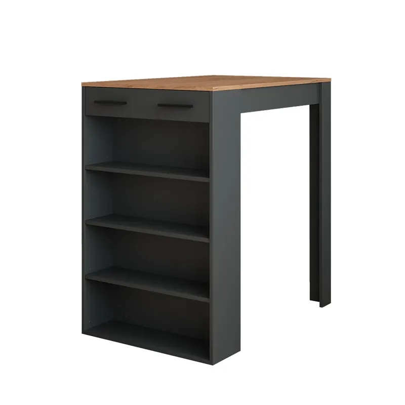 Barový stůl Repose Zlatý dub power/antracit 67 x 100 cm Vicco Top Prodej