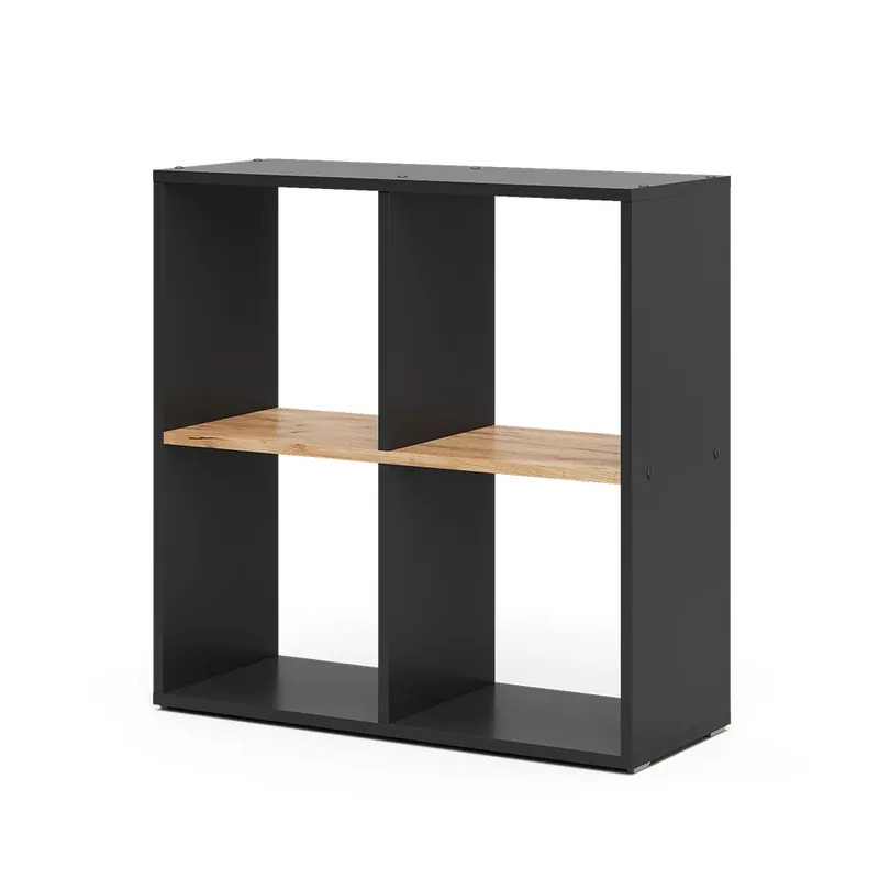 Dělicí stěna Tetra Antracit/zlatý dub 72 x 72.6 cm Vicco Akční Cena