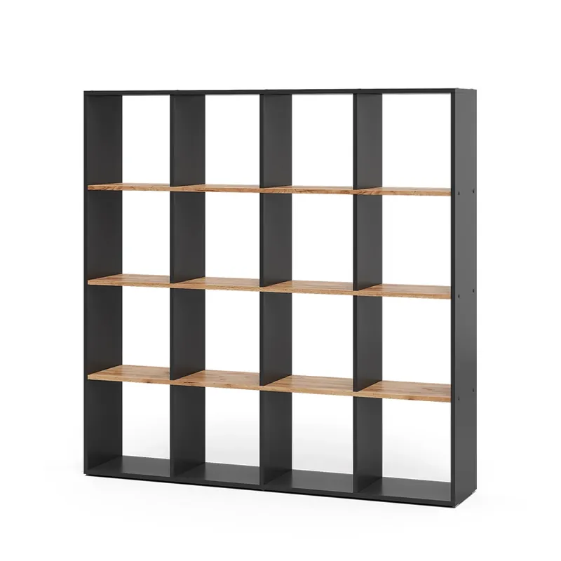Dělicí stěna Karree Antracit/zlatý dub 142.4 x 143 cm Vicco Poslední Šance