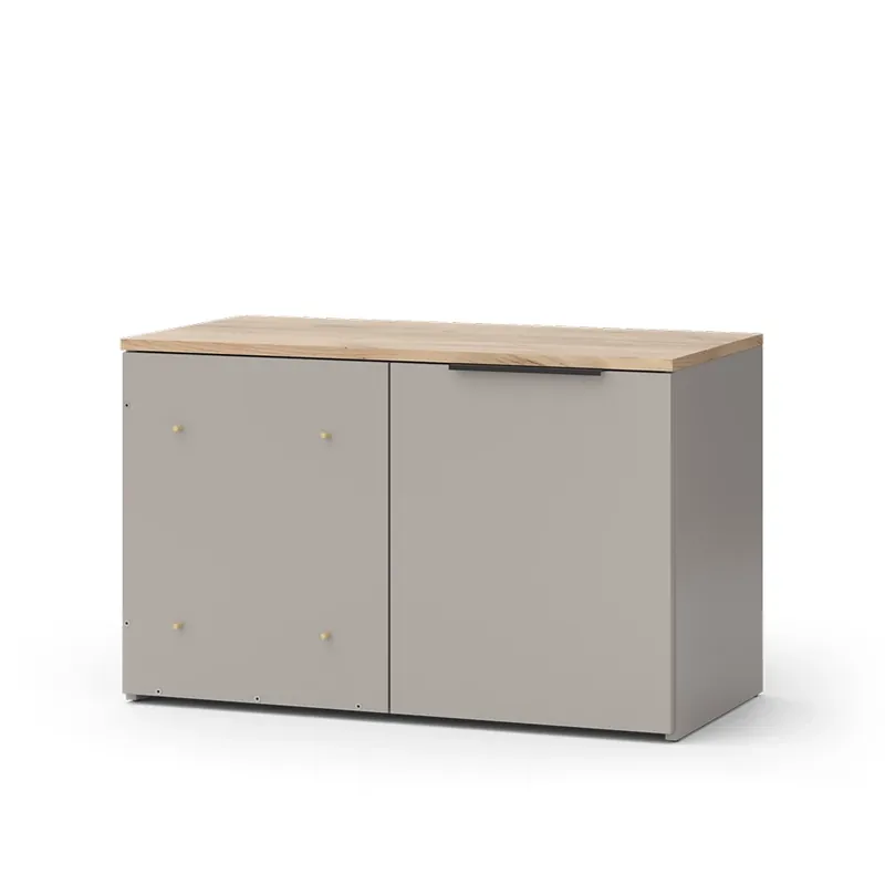 Kredenc Wido Greige 80 x 50 cm s dveřmi Vicco Nejlepší Volba