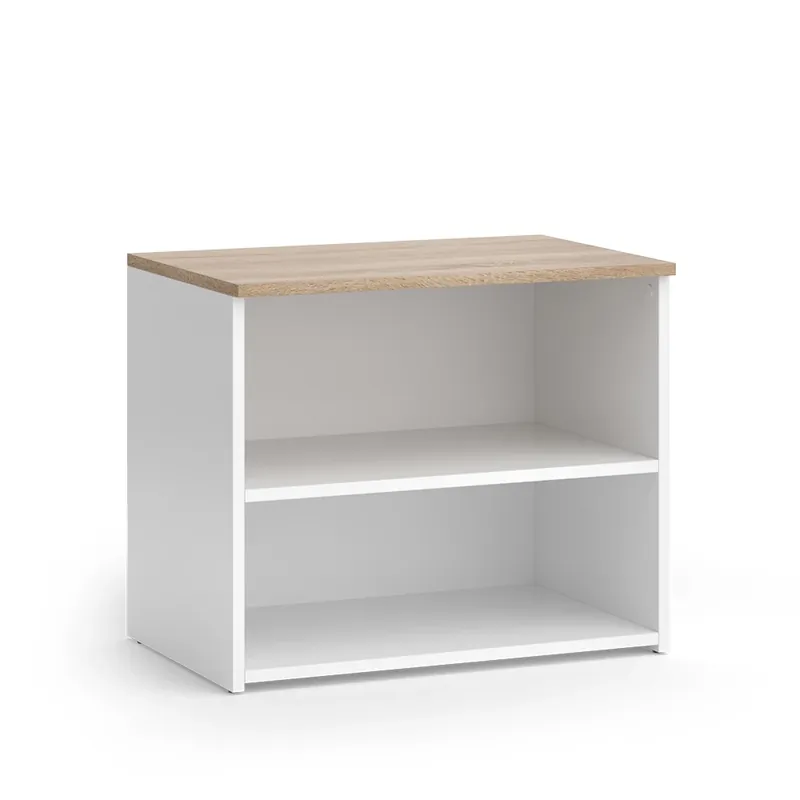 Expresní Doručení Nízký nábytek pod televizi Wido Bílá/Sonoma 60 x 50 cm se 2 přihrádkami Vicco