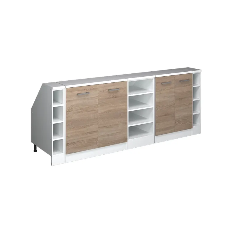 Autentický Šatní sestava pro šikmé střechy Rion Sonoma 210 cm Sada 5 korpusů skříně hloubka 60 cm Vicco