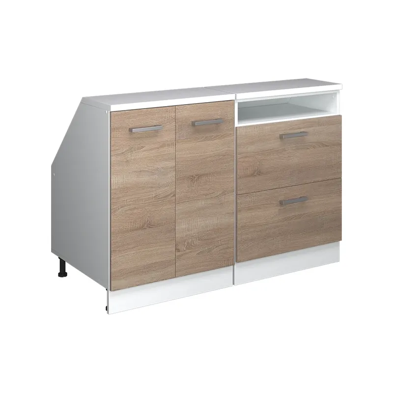 Bezpečná Platba Sada skříní pro šikmou střechu Rion Sonoma 120 cm Sada 2 korpusů skříně hloubka 60 cm Vicco