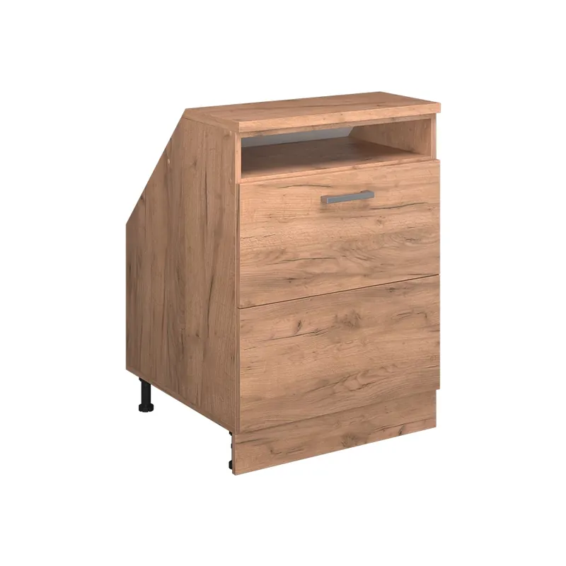 Šikmá skříň Rion Zlatý mocný dub 60 x 81.6 cm se 2 zásuvkami, korpus skříně hloubka 60 cm Vicco Ihned K Objednání