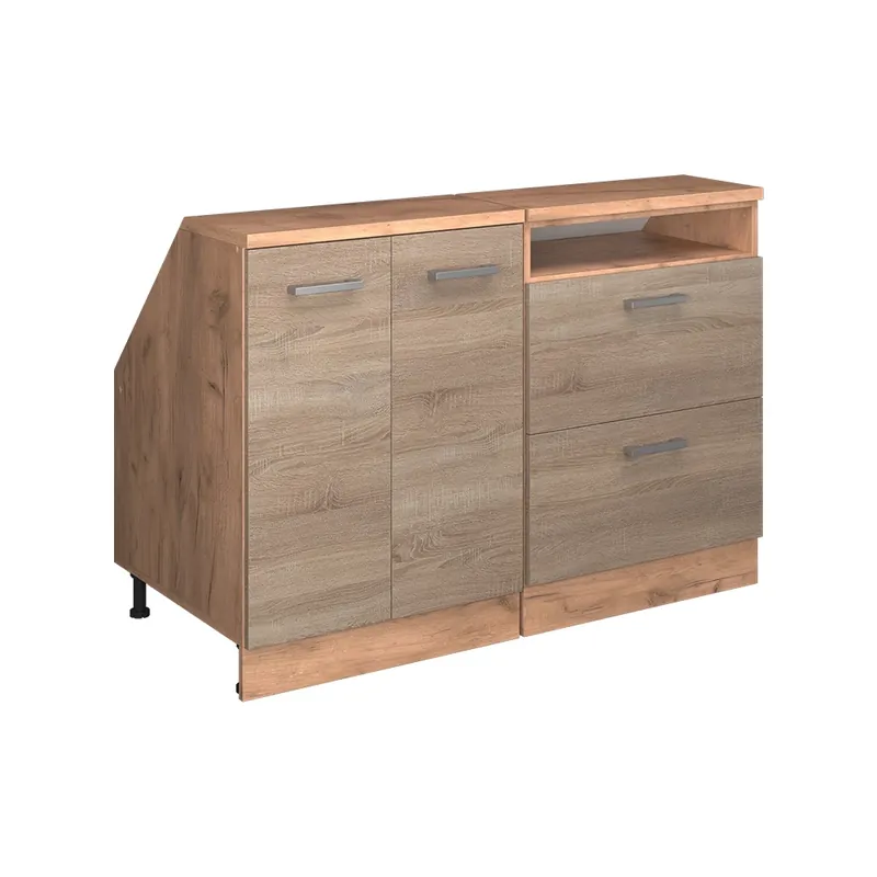 Kuchyňská skříňka pod šikmou střechu R-Line Sonoma 120 cm Sada 2 korpusů skříně hloubka 60 cm Vicco Super Cena