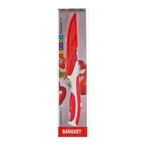 Praktický nůž 5& 039;& 039; 12,5cm 23,5cm + pouzdro na čepel SYMBIO NEW, barva červená Expresní Doručení