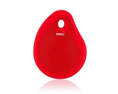 Časově Omezené Silikonová stěrka 10,7x13,9x0,4cm CULINARIA red