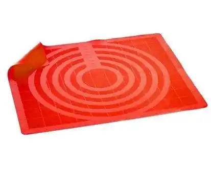 Vrácení Zdarma Silikonový vál 60x50 cm Culinaria RED, měřítkový relief