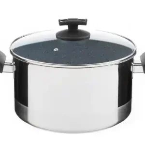 Hrnec Cerammax Pro Comfort s poklicí, průměr 26 cm, objem 8 l, keramický povrch šedý granit Zlevněný