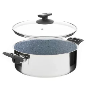Výhodná Nabídka Rendlík Cerammax Pro Comfort s poklicí, průměr 26 cm, objem 4,5 l, keramický povrch šedý granit