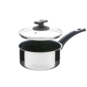 Rendlík s rukojetí Cerammax Pro Comfort s poklicí, průměr 18 cm, objem 2 l, keramický povrch černý granit Originální