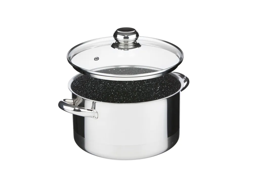 Cenově Výhodný Hrnec Cerammax Pro Standard s poklicí, průměr 22 cm, objem 4.5 l, keramický povrch černý granit