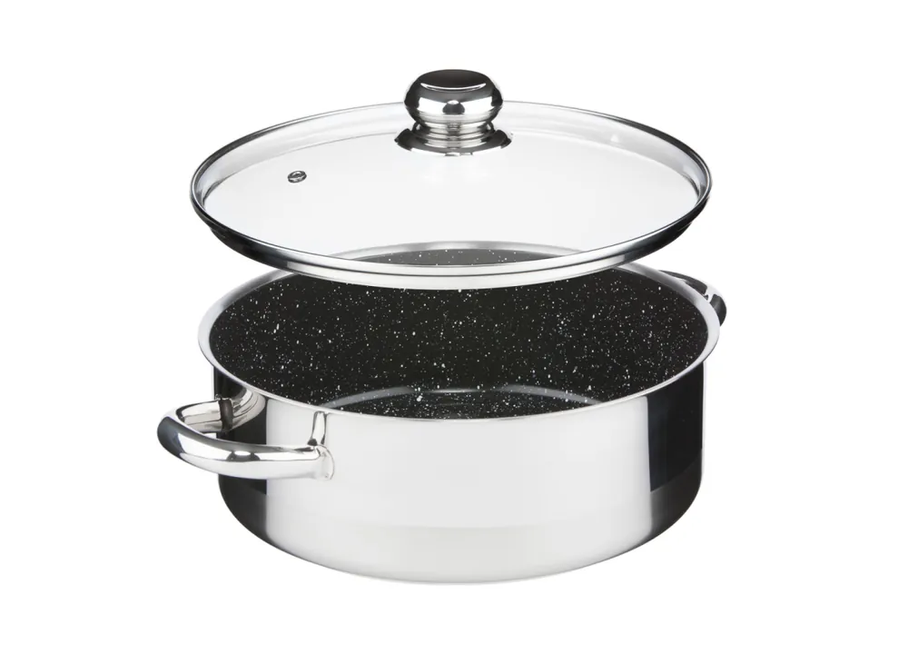 Rendlík Cerammax Pro Standard s poklicí, průměr 26 cm, objem 4.5 l, keramický povrch černý granit Sleva